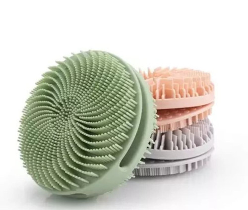 لیف شستشوی سیلیکونی گرد مدل 2 طرفه