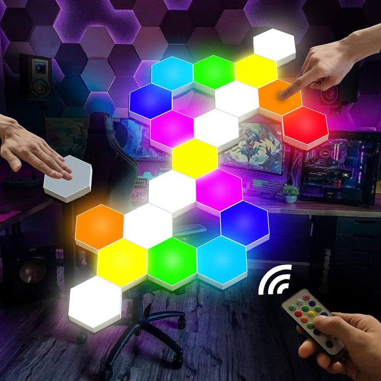 خرید چراغ خواب LED مدل کندویی