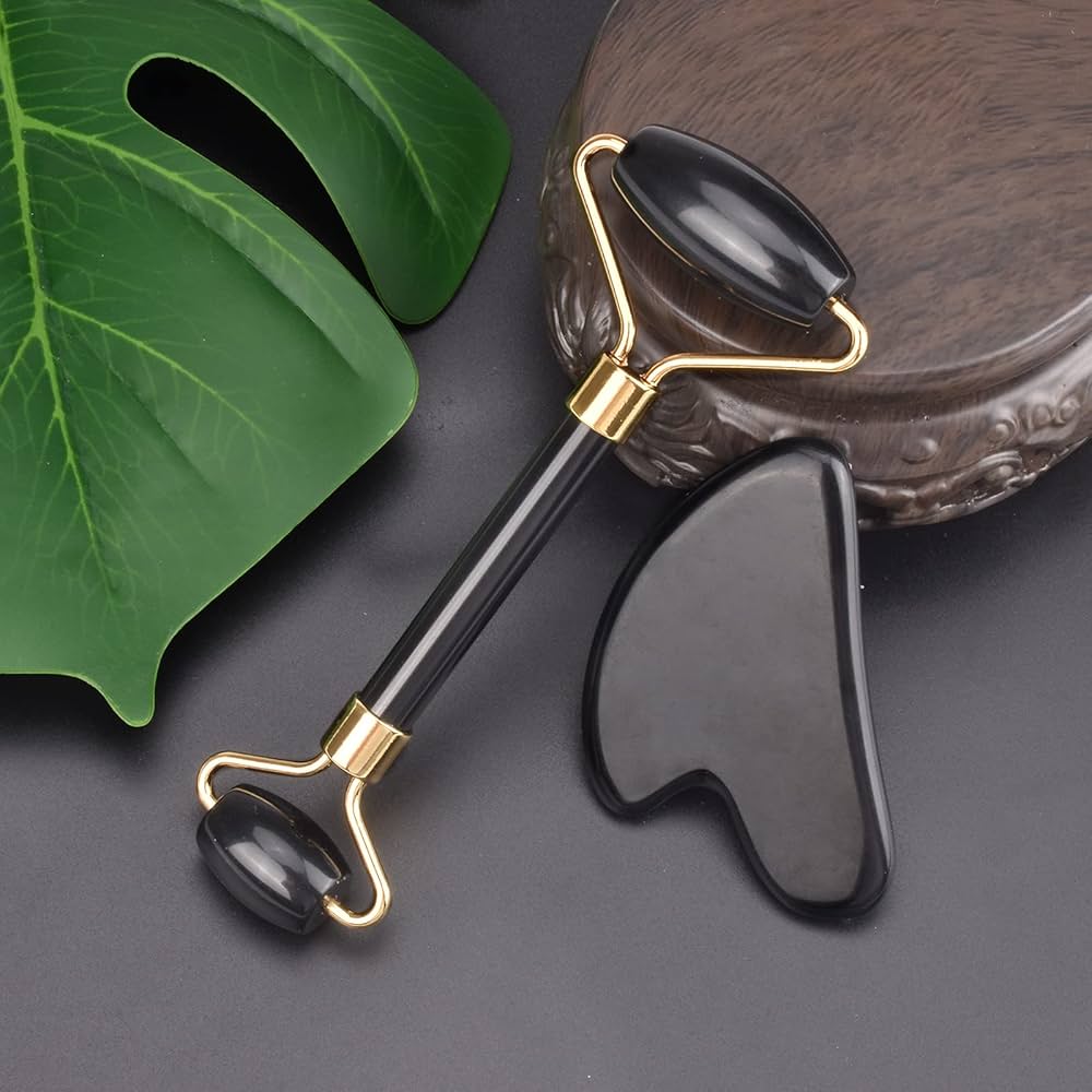 Two-mode facial massager, stone model