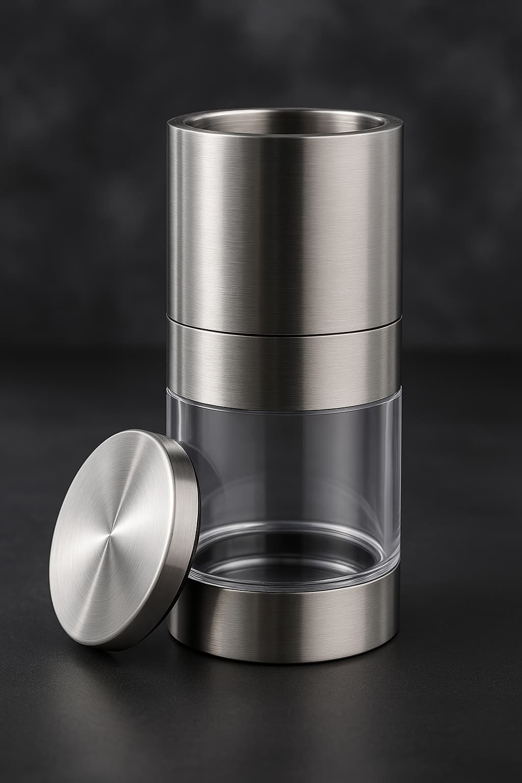 قهوه ساب چرخشی استیل مدل استوانه