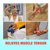 3D rechargeable 3-head massager