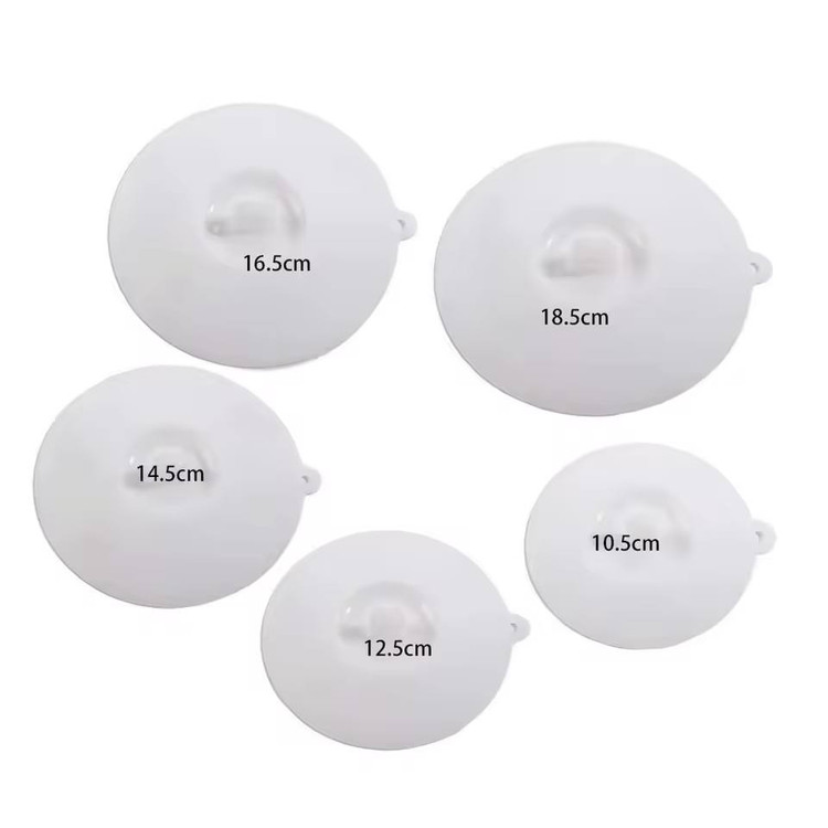 Silicone lid for 5-piece container with handle