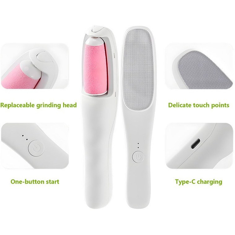 WSKN 2-in-1 Rechargeable Callus Remover and Epilator